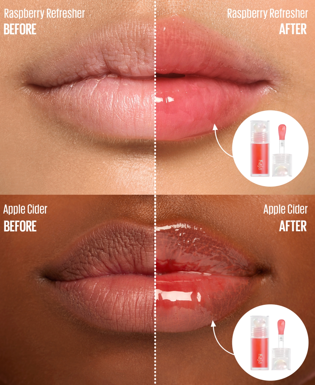 Kaja 2-pc. Juicy Kiss Juicy Glass Lip Oil Gift Set, Exclusively At Macy's In No Color
