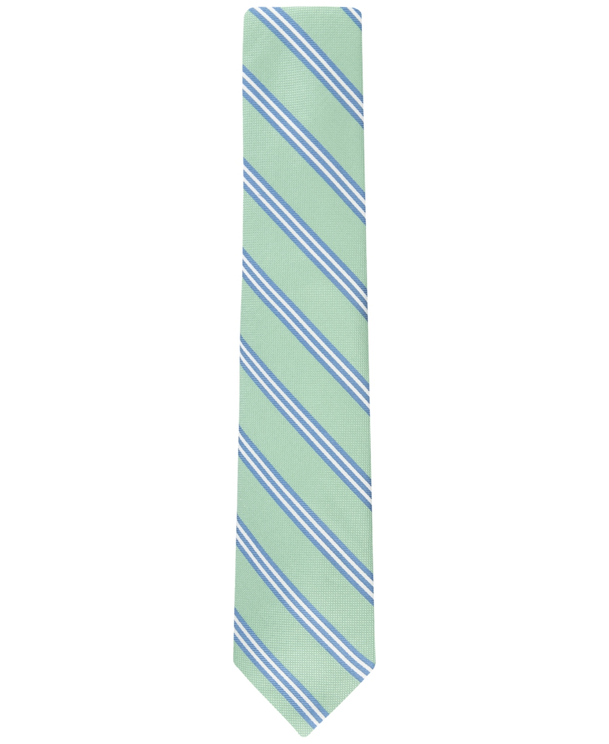 Tommy Hilfiger Men's Campbell Stripe Tie In Green