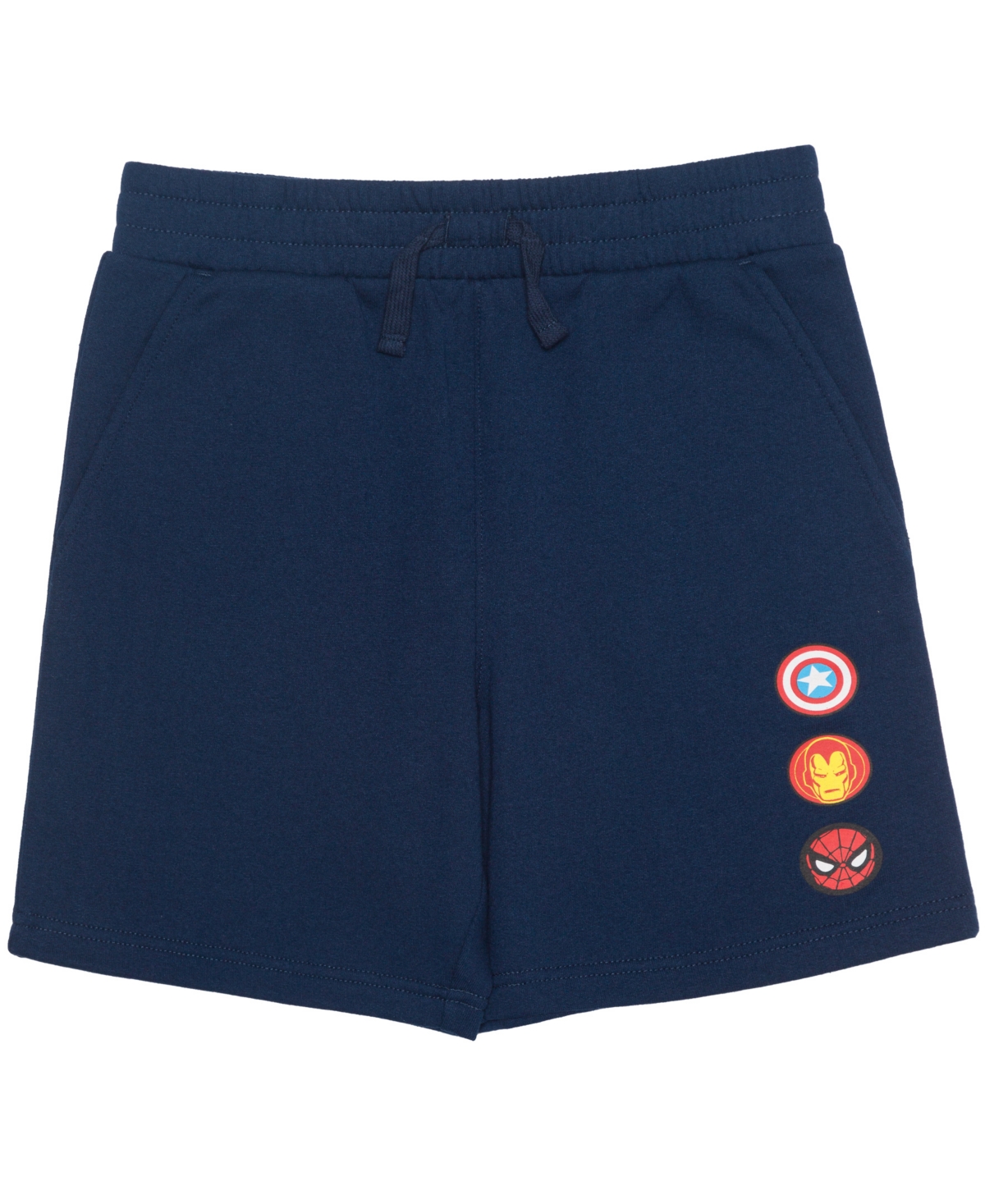 Marvel Little & Big Boys Fleece Shorts In Blue