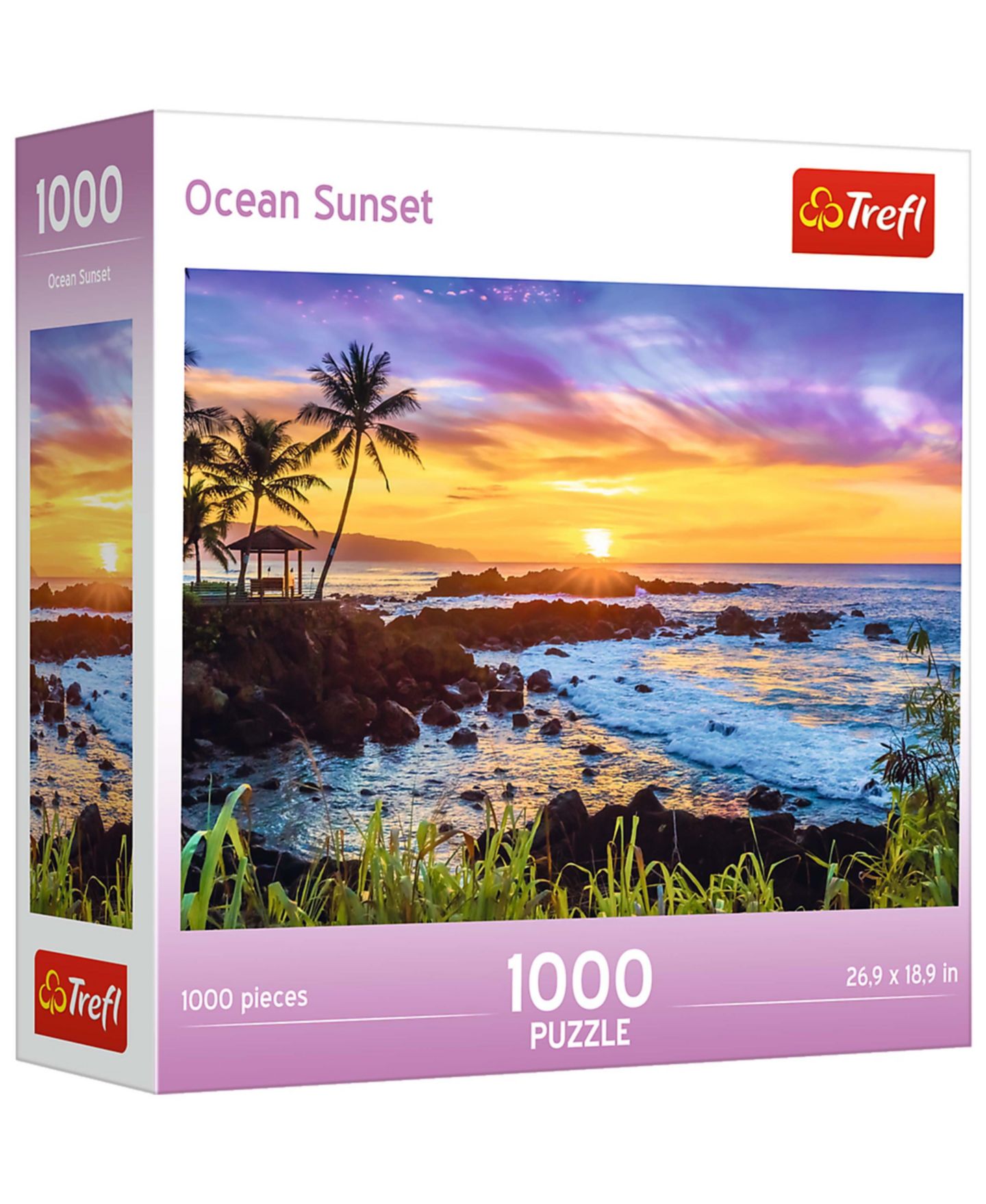 Детский пазл Trefl Red 1000 Piece Puzzle - Ocean Sunset — фото 1