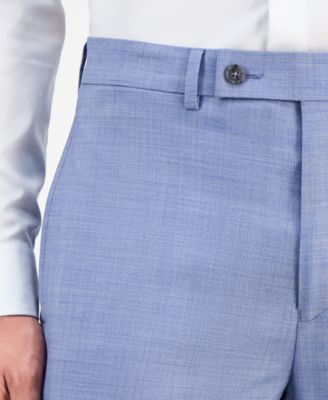 Men's Slim-Fit Wool-Blend Stretch Suit Pants