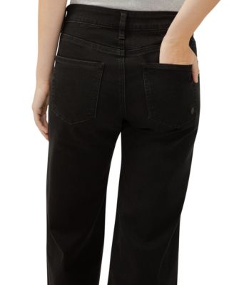 Women's Suki Mid Rise Curvy Fit Wide Leg Jeans