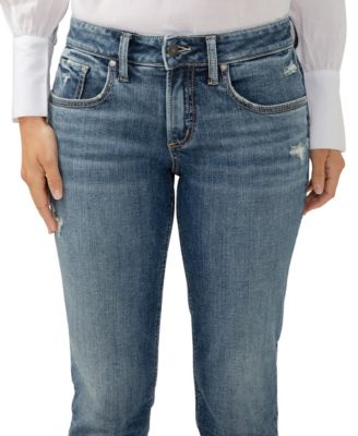 Women's Boyfriend Mid Rise Slim Leg Jeans