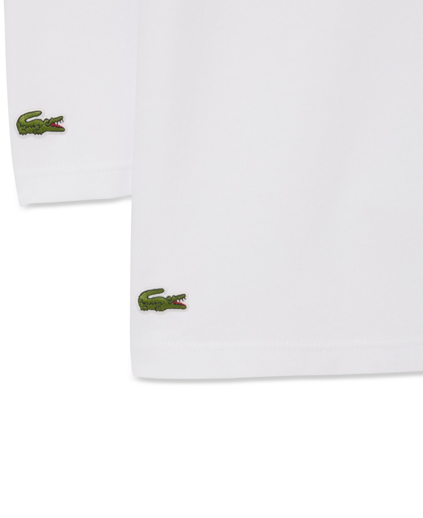 Бельё Undershirts для мужчин, хлопок, 5 шт. — Lacoste, цвет: Белый — фото 4