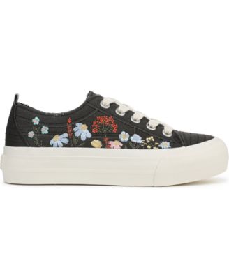 Women's Sadie-Sun Embroidered Lace Up Platform Sneakers