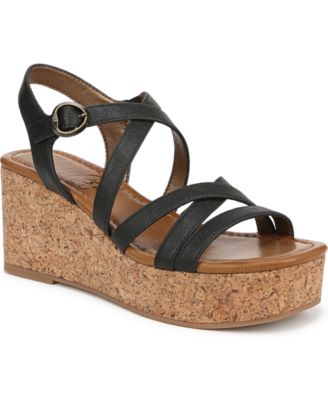 Blowfish Malibu - Women's Aurora Open Square Toe Strappy Wedge Sandals