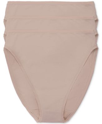 Women's 3-Pk. Bliss Bare Cotton High-Cut Brief Underwear 772346MP