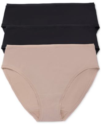 Women's 3-Pk. Bliss Bare Cotton Hipster Underwear 774346MP