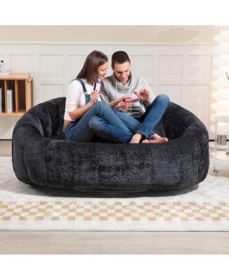 Bean Bag Chair Sofa, Memory Foam Lazy Lounger for Living Room, Bedroom, Gaming, Indoor