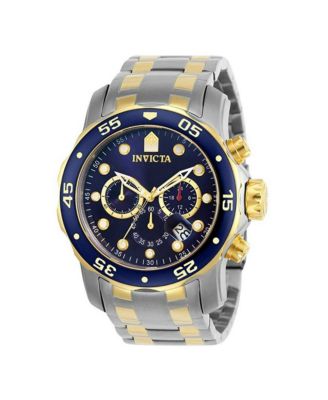 Men's 0077 Pro Diver Quartz Chronograph Blue Dial Watch