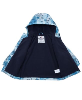 Toddler Boys Fleece Lined Windbreaker Rain Jacket