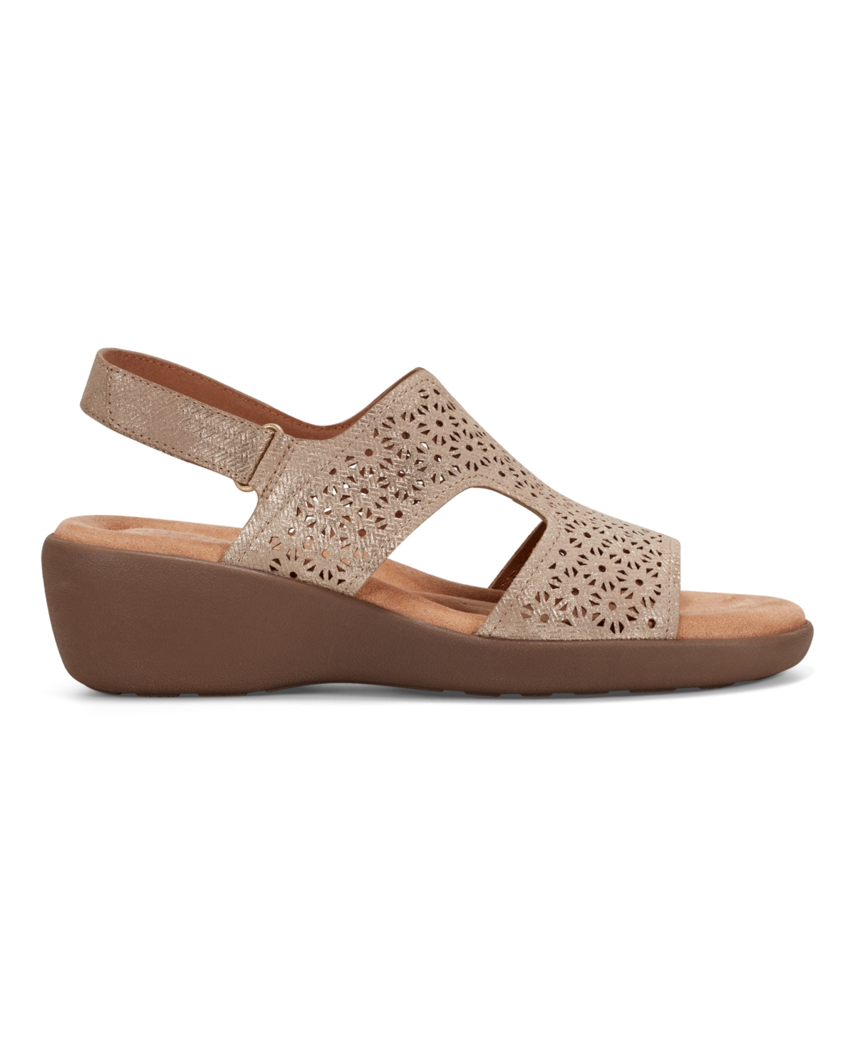 EASY SPIRIT WOMEN'S KALI LOW WEDGE SLINGBACK SANDALS 