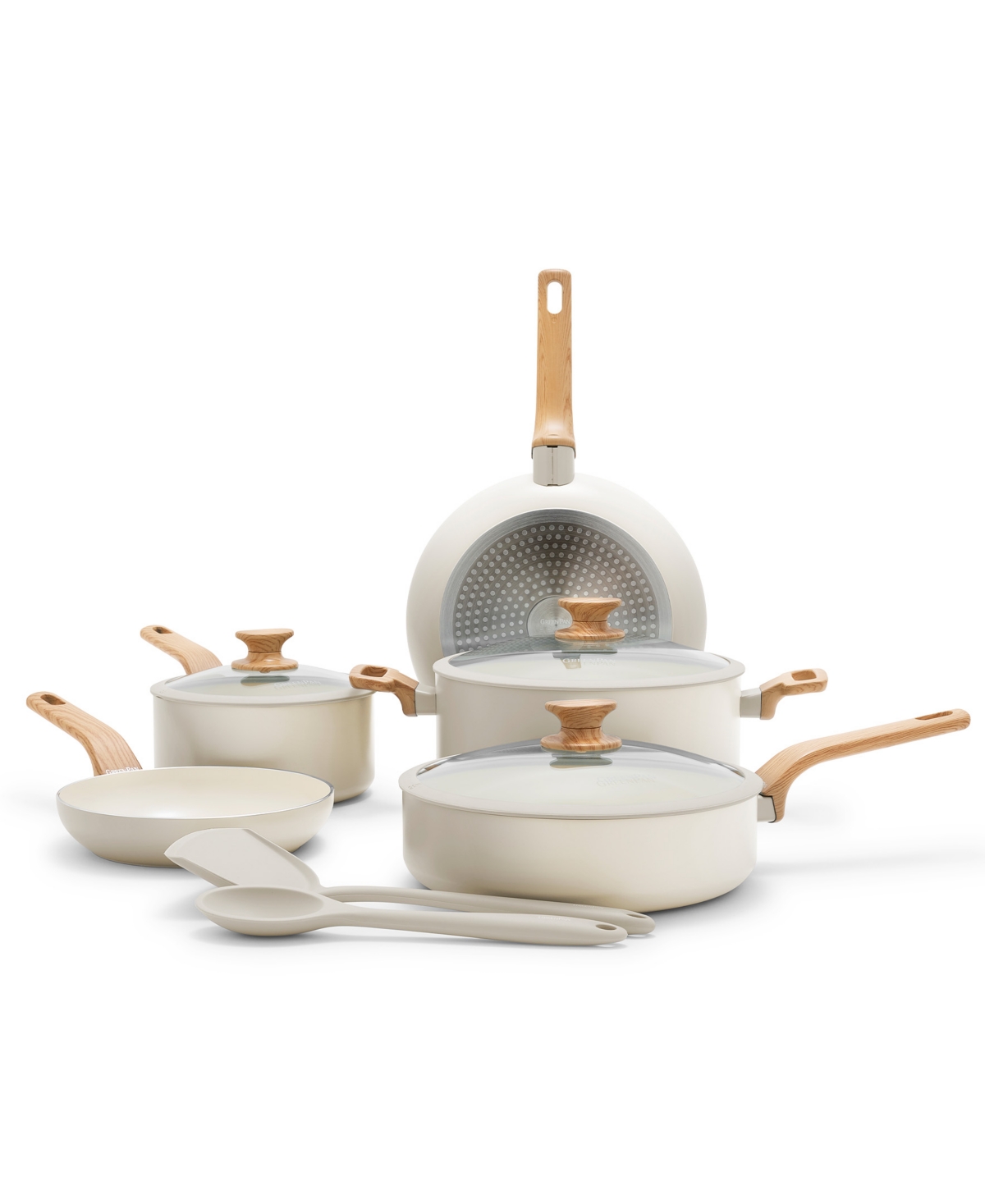 GREENPAN ESSENCE CERAMIC NONSTICK 10-PIECE COOKWARE SET 