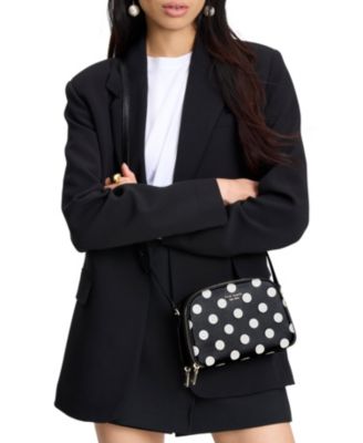 Devin Mini Saffiano Leather Crossbody Bag