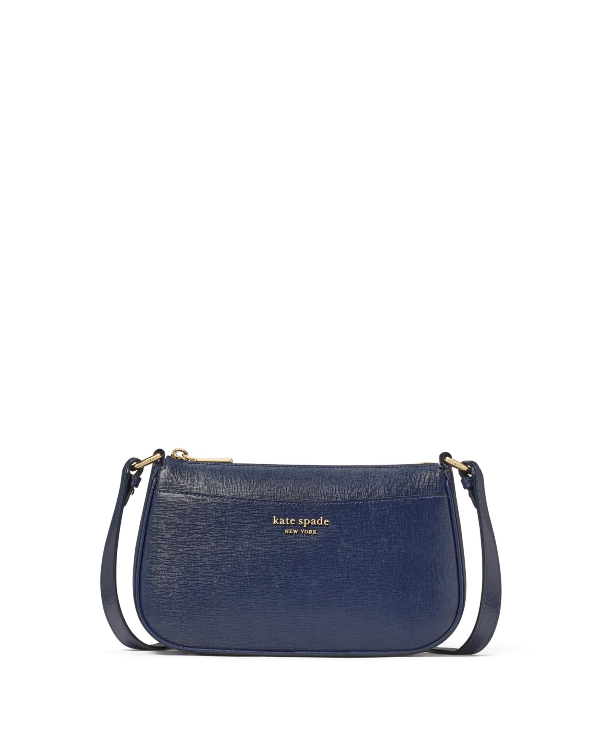 Shop Kate Spade Bleecker Small Crossbody Bag In Parisian Navy