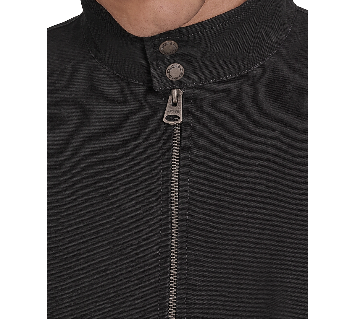Levi's Men's Stand-collar Jacket In Black