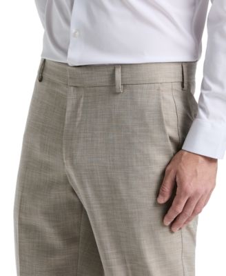 Men's Modern Fit Sharkskin Dress Pants