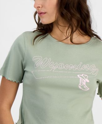 Juniors' Wyoming Baby T-Shirt 