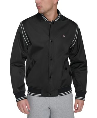 Champion - Men's Varsity Stripe Bomber Jacket