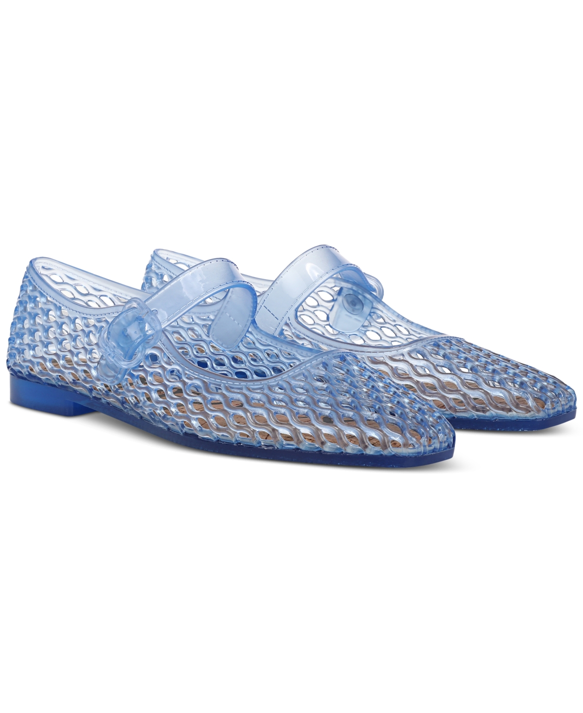 Sam Edelman Michaela Jelly Mary Jane Flat Soft Blue Jelly