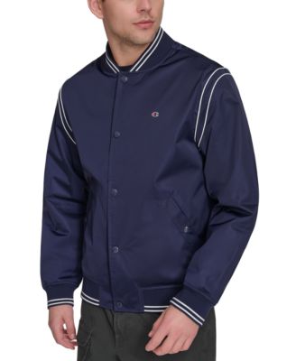 Men's Varsity Stripe Bomber Jacket