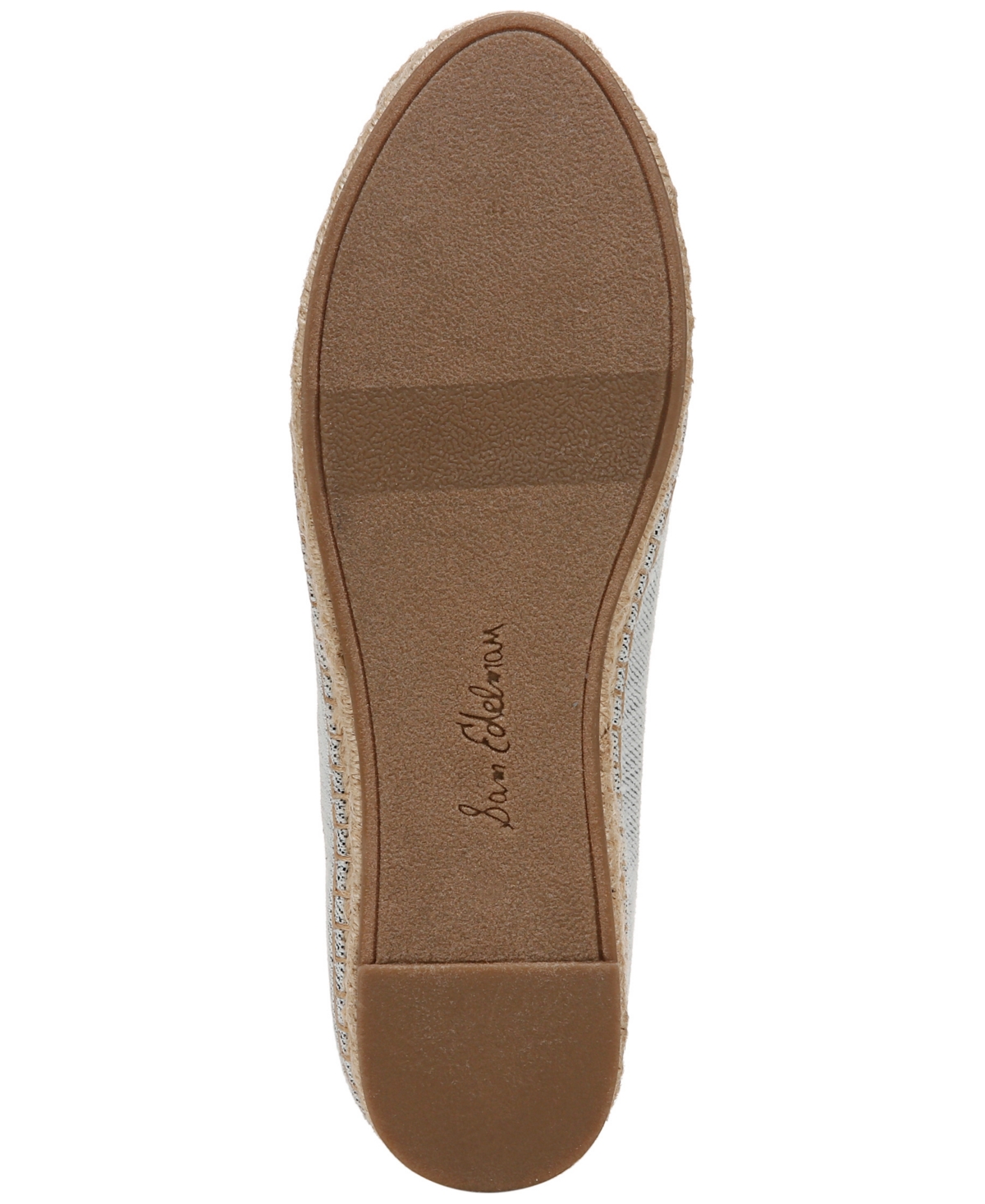 Shop Sam Edelman Women's Kathleen Espadrille Flats In Blue Ice Fabric
