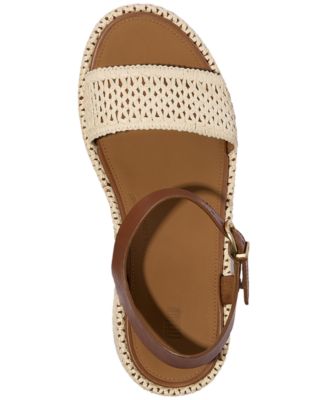 Women's Platform Woven Wedge Sandals