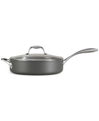 OnyxPro 5.5-Quart Hard Anodized Nonstick Deep Saute Pan with Lid