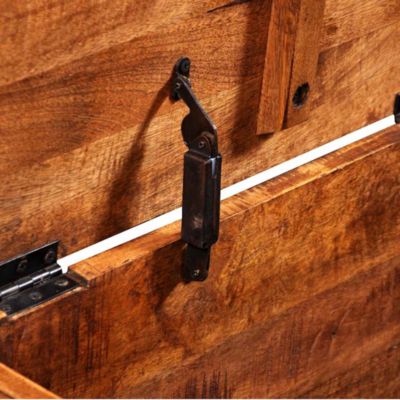 Rough Mango Wood Storage Chest
