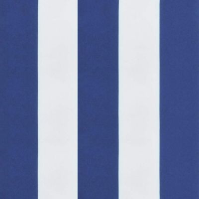 Garden Bench Cushions 2pcs Blue&White Stripe 47.2"x19.7"x2.8" Fabric