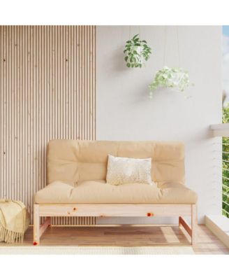 Middle Sofa 47.2"x31.5" Solid Wood Pine