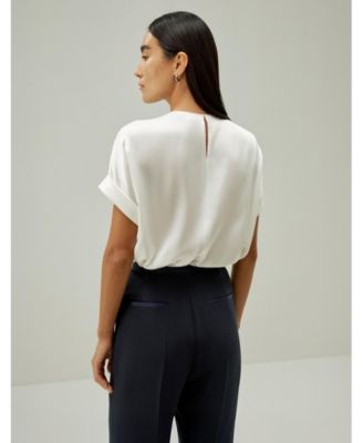 Women's Contemporary Oversized Silk Top