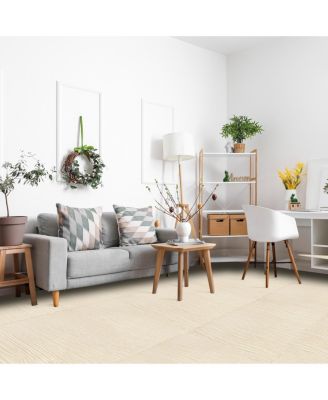 Thick 3/8-inch Wood Grain Floor Foam Tile Mats (24 Tiles, 96 Sq ft)