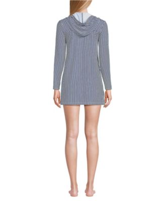 Women's SunShade UPF 50 Hooded Mini Swim Swim Cover-Up Dress