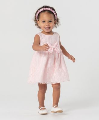 Baby Girls Burnout Butterfly Lace Dress