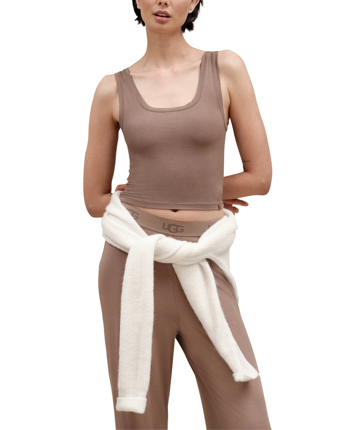 Women's Adrianne Sleep Tank Top - Grey Heather