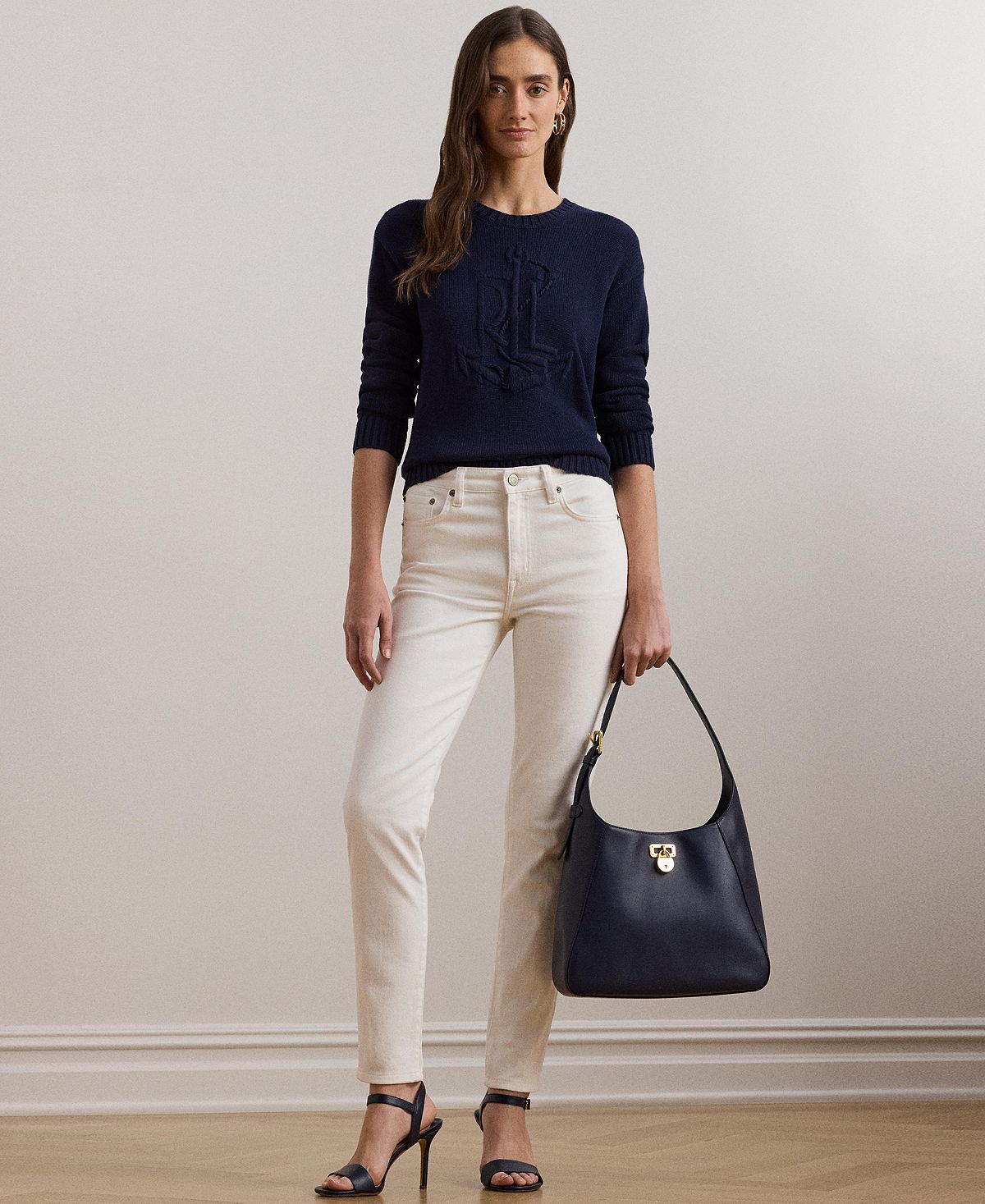 Lauren Ralph Lauren Women's High-Rise Skinny Ankle Jeans view 1 — MAYCSS fashion products