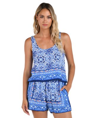 La Blanca - Women's Alboran Mixed-Print Tank Top