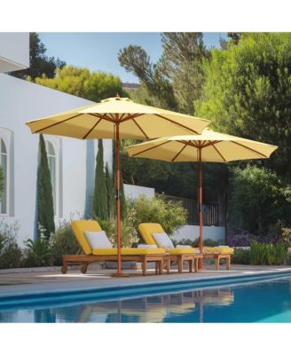9' Umbrella Canopy Replacement 8 Rib Outdoor Patio Garden Top Cover UV30+ 180g