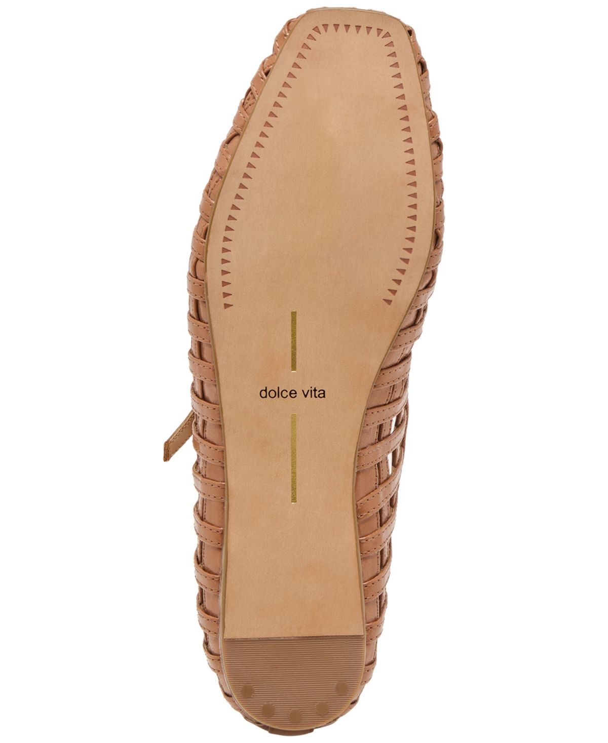 Dolce Vita Rains T-strap Flat In Saddle Leather