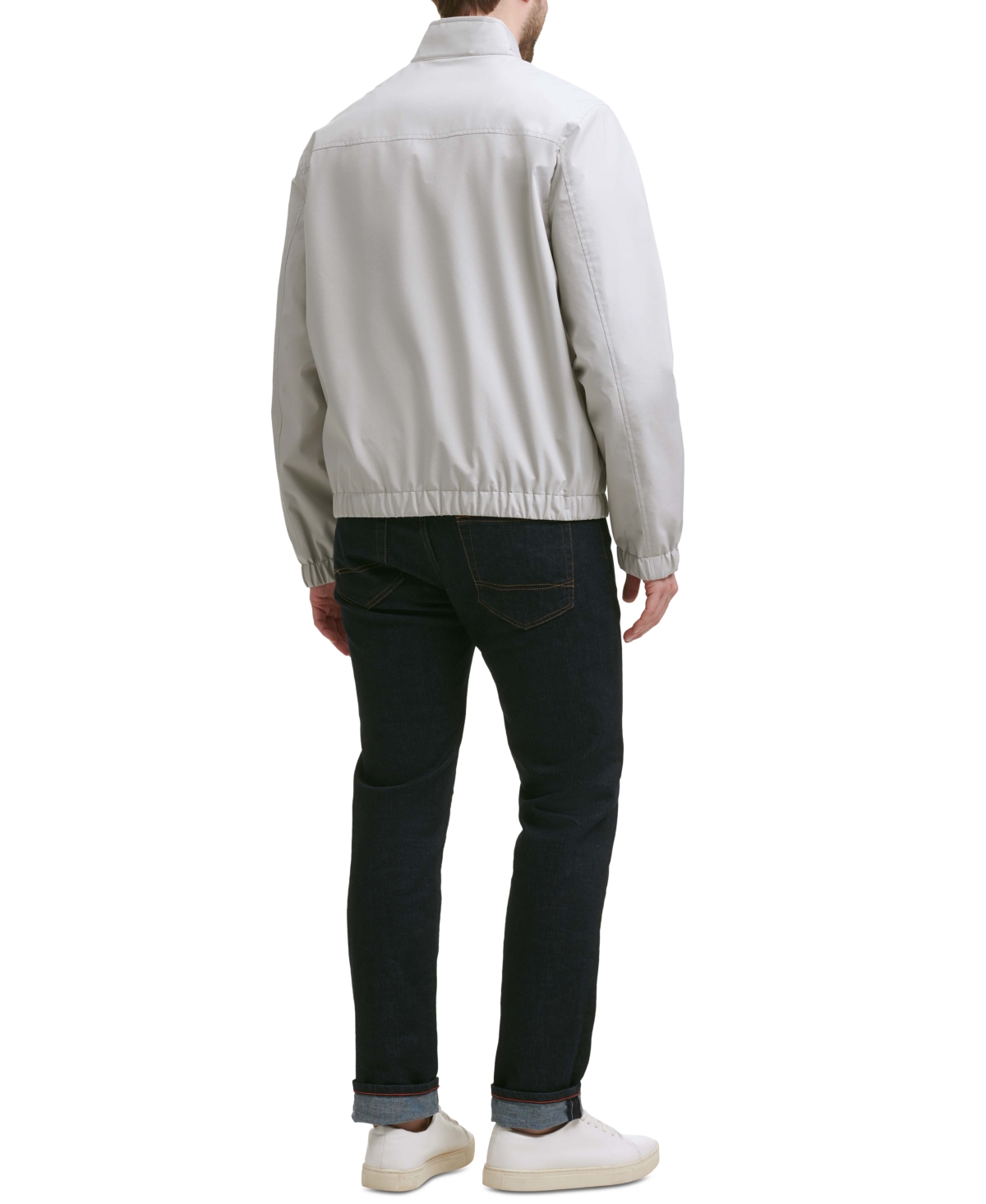 Tommy Hilfiger Men's Stand-collar Jacket In White