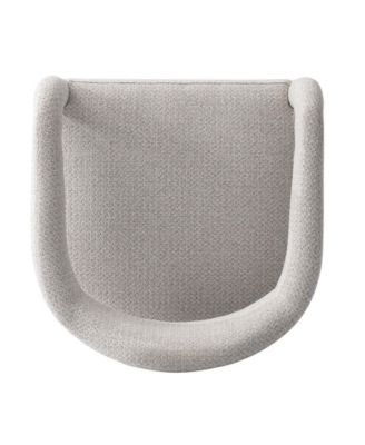 Aspen 23.2" Modern Tweed Upholstered Dining Armchair