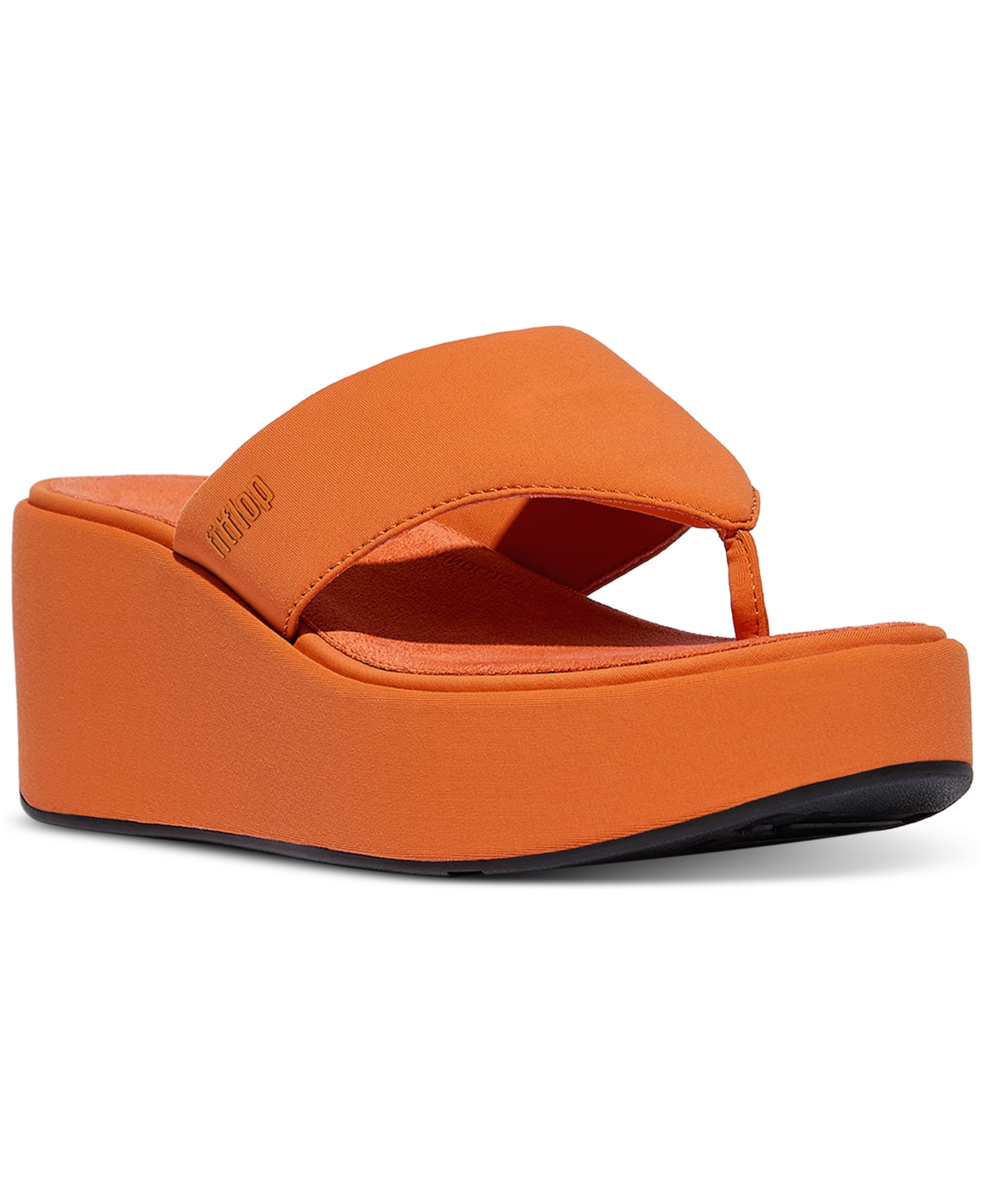 Women's Flatforms Wedge Toe-Post Sandals - Satsuma