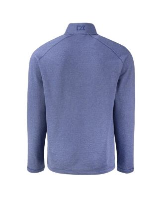 Men's Heather Blue Duke Blue Devils Peshastin Eco Fleece Quarter-Zip Top