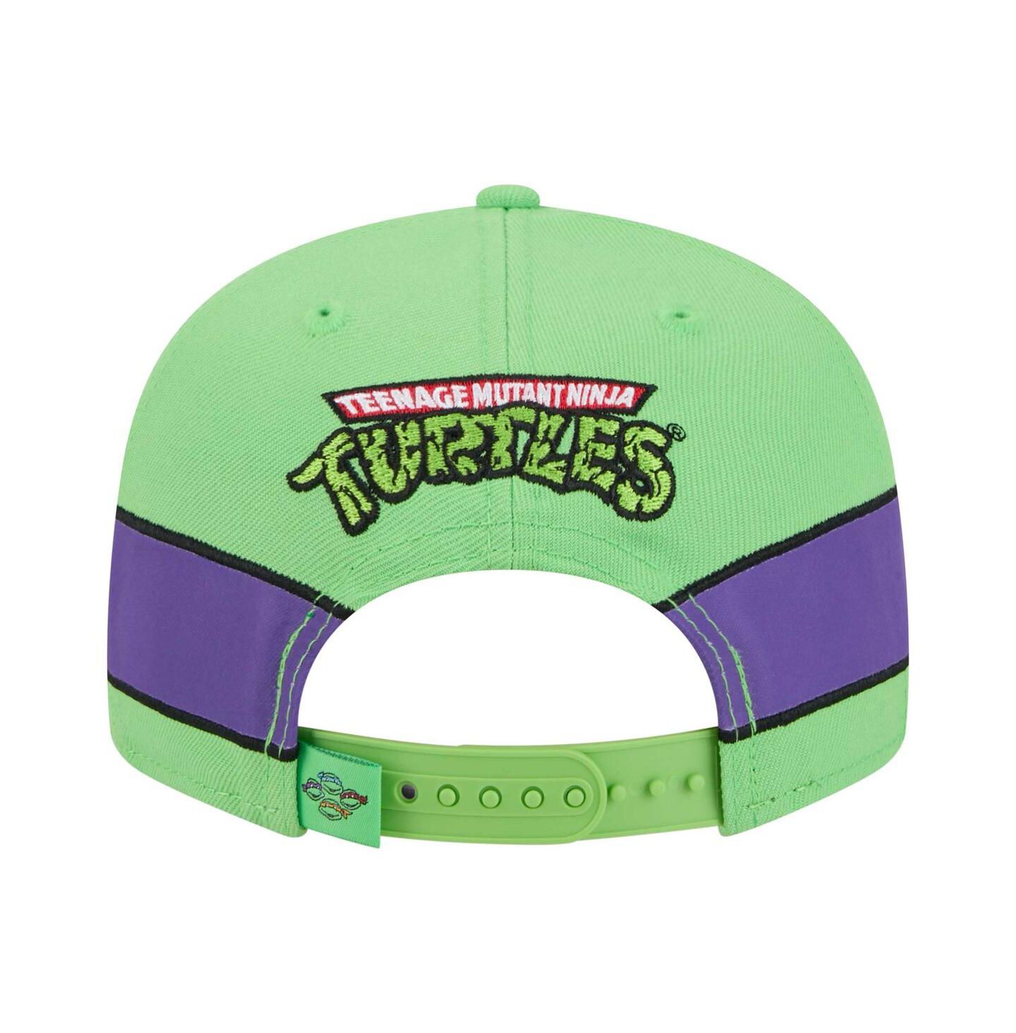 Мужская кепка New Era Green Teenage Mutant Ninja Turtles Donatello 9Fifty Snapback Hat — фото 3