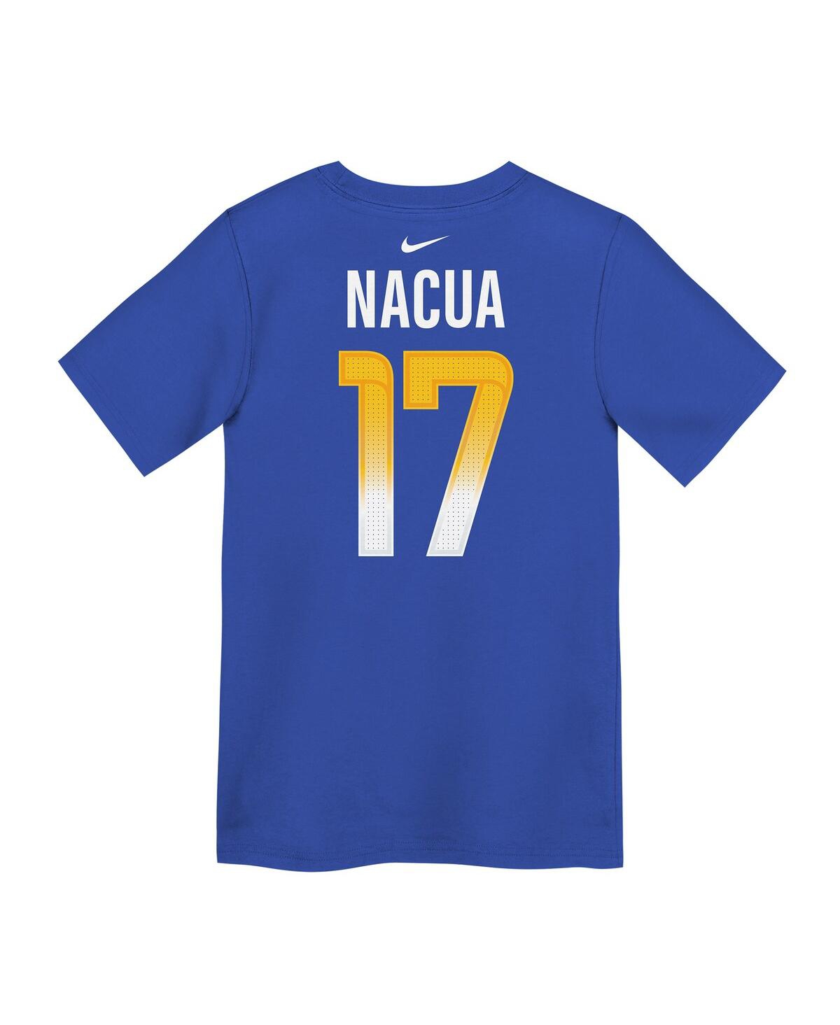Nike Big Boys And Girls Puka Nacua Royal Los Angeles Rams Player Name Number T-shirt In Royal