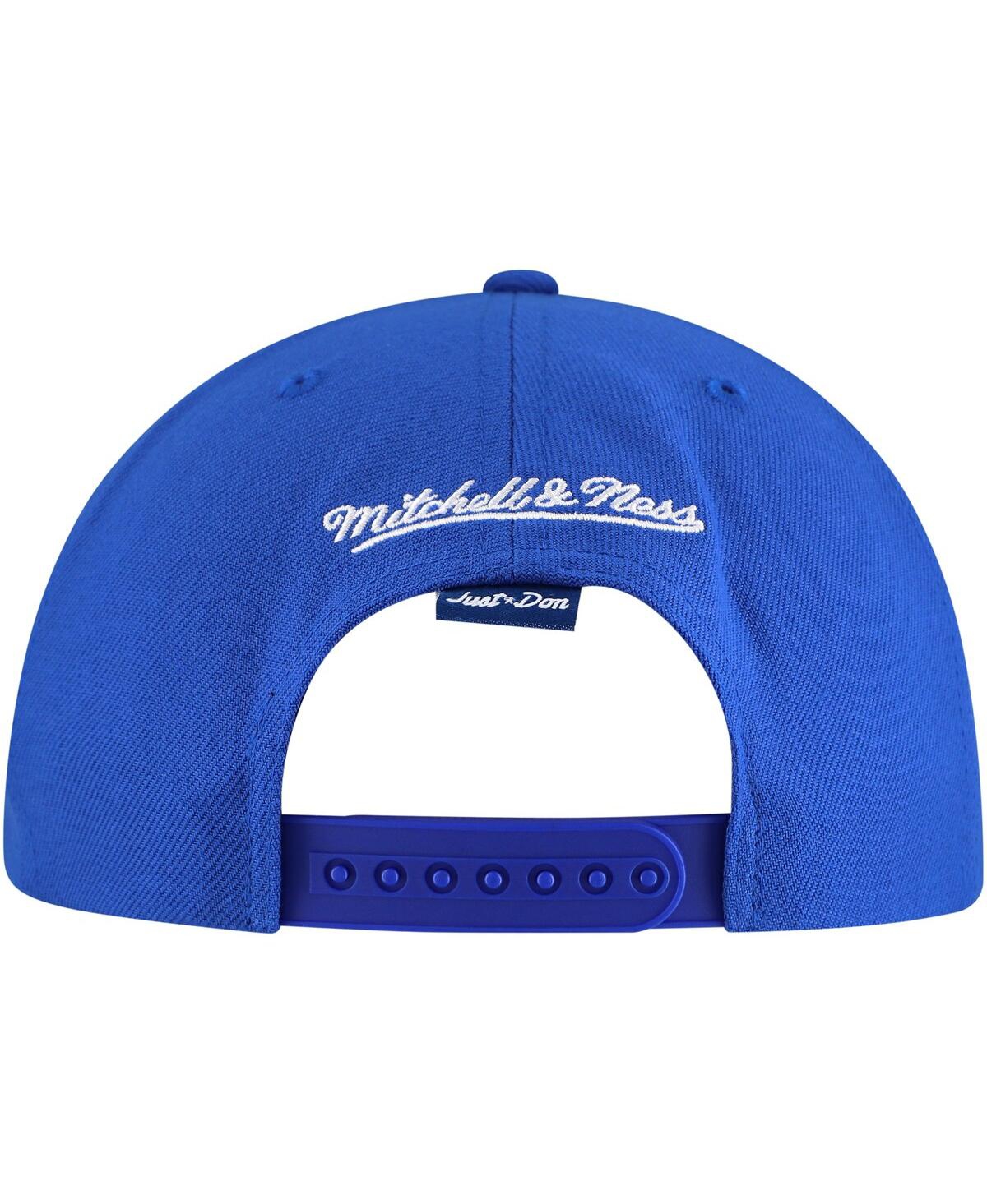 Mitchell & Ness Men's Royal Chicago Cubs Just Don X Mlb Lux Script Snapback Hat In Royal