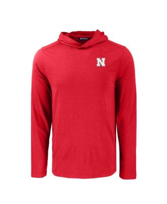Men's Scarlet Nebraska Huskers Coastline Epic Comfort Eco Long Sleeve Hoodie T-Shirt