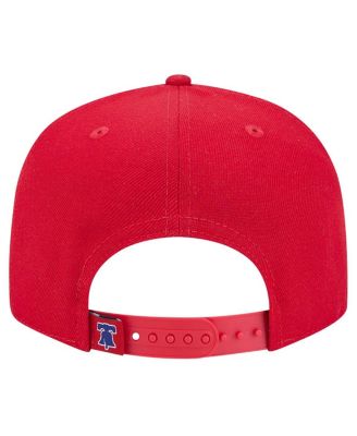 Men's Red Philadelphia Phillies Logo Strike 9FIFTY Snapback Hat