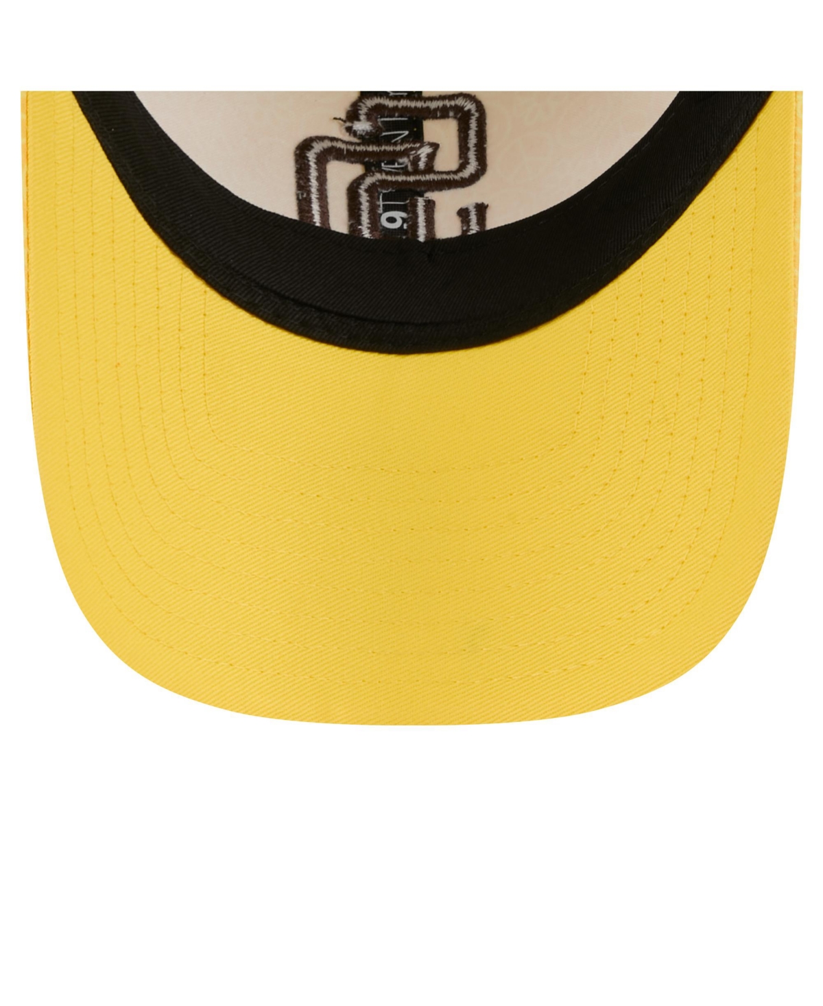 New Era Women's Gold San Diego Padres Don't Worry 9twenty Adjustable Hat In Gold